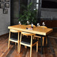 Pine Wood Industrial Dining Table Set 1/2/5 Pieces Wooden Dinette Set for Home