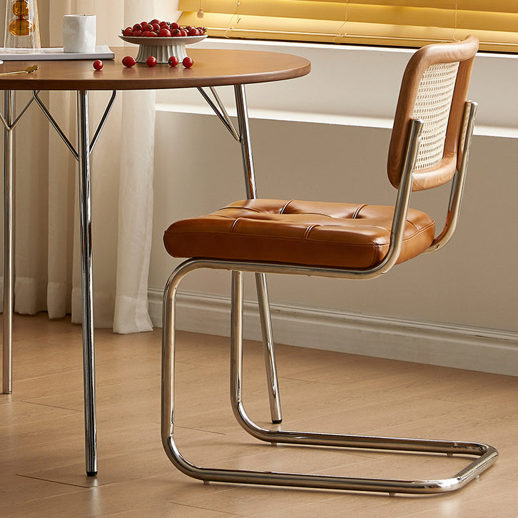 Juego de mesa de comedor moderno de madera de cereza 1/2/4 piezas de comedor marrón set