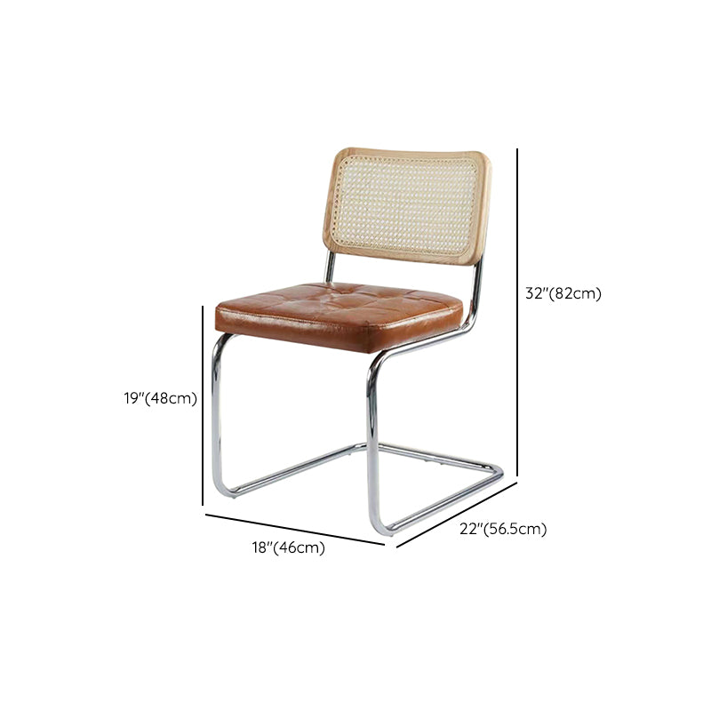 Juego de mesa de comedor moderno de madera de cereza 1/2/4 piezas de comedor marrón set