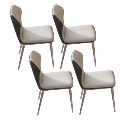Contemporary 1/4/6/7/9 Pieces Dining Chairs Set Stone Rectangle Furniture 4 Beige Chairs Clearhalo 'Dining Room Sets' 'Dining Tables & Seating' 'dining_room_set' 'furn' 'furn_dining_room_set' 'Furniture' 'Kitchen & Dining Furniture' 6739930