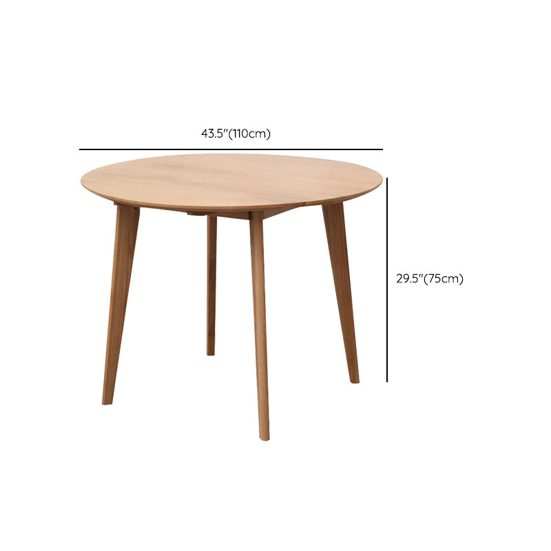 Modern Oak Wood Dining Set 1/2/3/5 stuks Bruine dinette set met stoelen