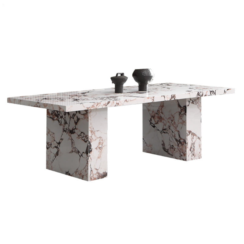 Juego de mesa de comedor moderna de piedra, juego de comedor de 1/2/4/5/7 piezas con sillas con respaldo macizo
