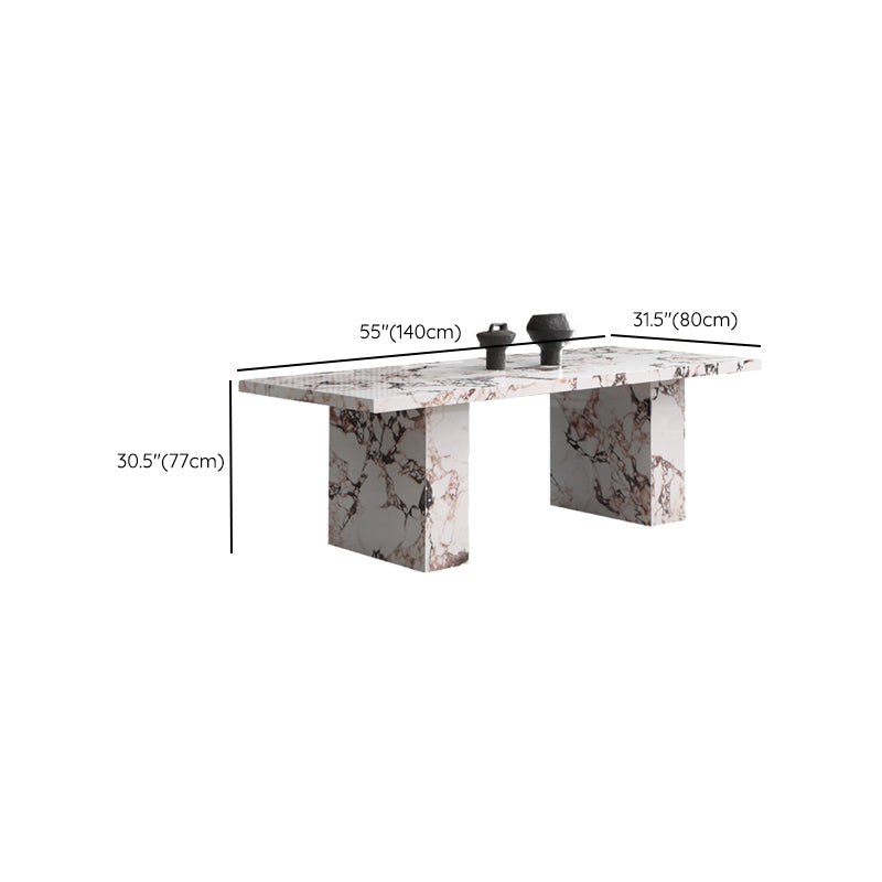 Juego de mesa de comedor moderna de piedra, juego de comedor de 1/2/4/5/7 piezas con sillas con respaldo macizo