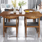 Ensemble de table à manger rectangulaire 1/2/5 PCS Pine Wood Dinette Set pour la cuisine