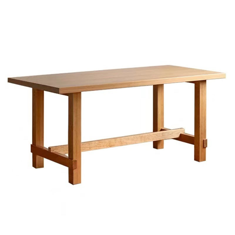 1/2/4/6 PCS Solid Wood Dining Room Set moderne stijl eetgelegenheid met rechthoekige tafel