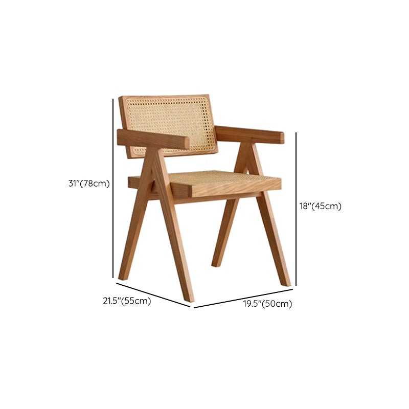 1/2/4/6 PCS Solid Wood Dining Room Set moderne stijl eetgelegenheid met rechthoekige tafel