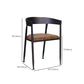 Fixed Industrial Dinette Set 1/5 Pcs Brown Solid Wood Furniture for Home