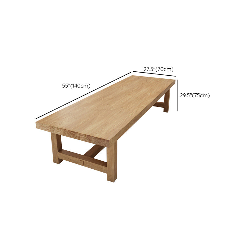 Pine Wood Contemporary Dining Set 1/9 Pcs Dinette Set for Home