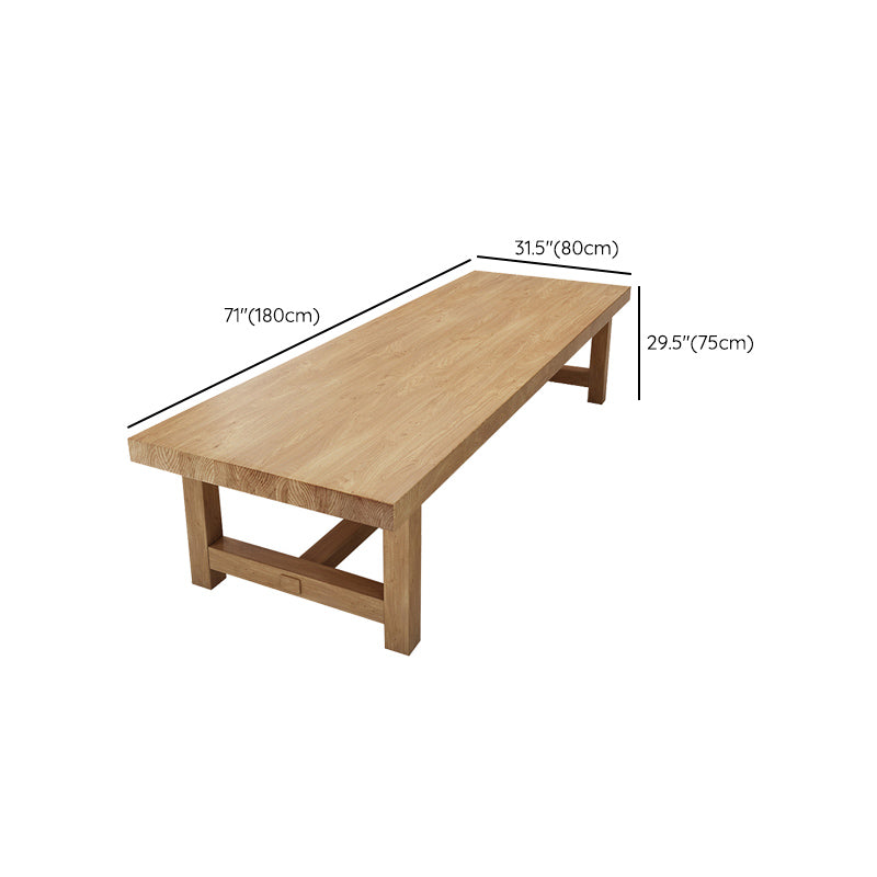 Pine Wood Contemporary Dining Set 1/9 Pcs Dinette Set for Home