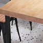 Set tavolo da pranzo rettangolare industriale Set dinette da 1/4/5 pezzi per la casa