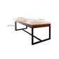 Set tavolo da pranzo rettangolare industriale Set dinette da 1/4/5 pezzi per la casa