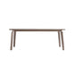 Mesa de comedor estilo Glam, mesa de comedor rectangular de piedra en blanco