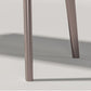 Mesa de comedor estilo Glam, mesa de comedor rectangular de piedra en blanco