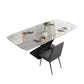 Dining Room Dinner Table Contemporary Dining Table with Pedestal Base Clearhalo 'Dining Tables & Seating' 'Dining Tables' 'dining_table' 'furn' 'furn_dining_table' 'Furniture' 'Kitchen & Dining Furniture' 6740360