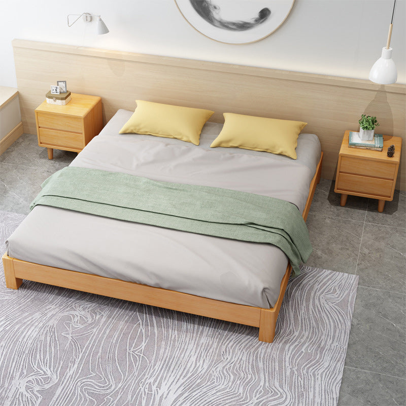Modern Bed Frame Mattress Included Bed with Custom Four Legs Clearhalo 'Bedroom Furniture' 'Beds' 'furn' 'furn_beds' 'Furniture' 6740385