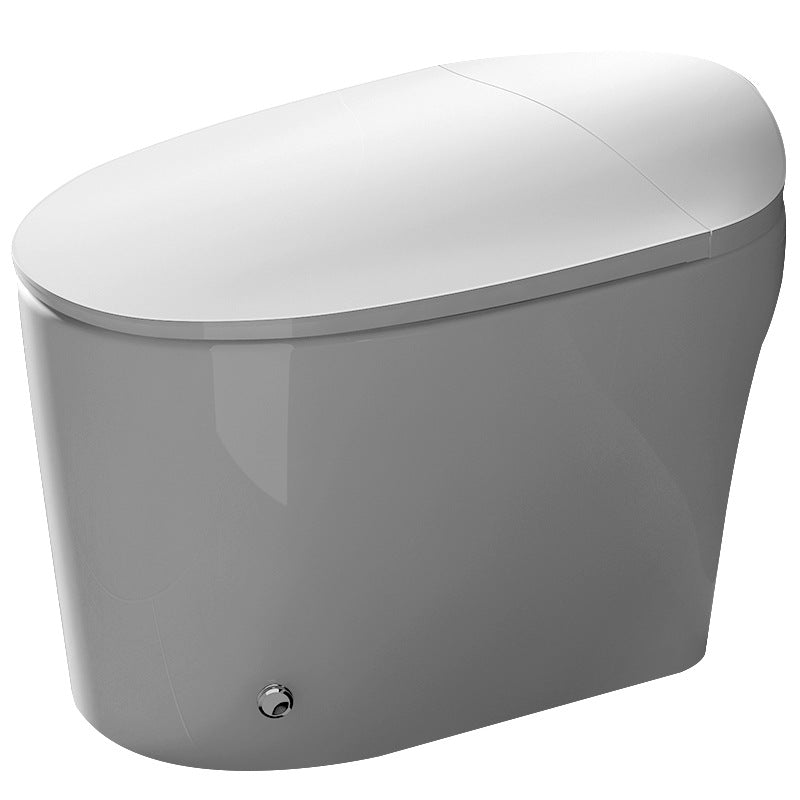 Contemporary Elongated Toilet Bowl White One Piece Toilet with Glazed Surface Clearhalo 'Bathroom Remodel & Bathroom Fixtures' 'Home Improvement' 'home_improvement' 'home_improvement_toilets' 'Toilets & Bidets' 'Toilets' 6740987