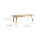 Rectangular Shaped Laptop Table Reversible in Natural Writing Desk for Office
