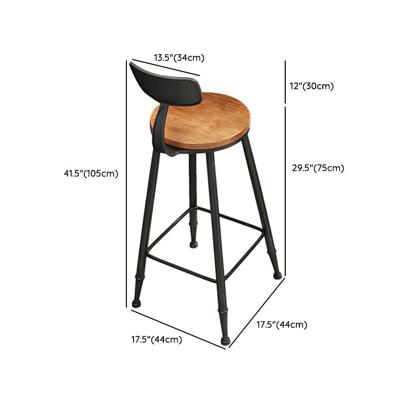 Industrial Style Wood 1/2 Pieces Bar Table Set Rectangle Bar Table for Home Clearhalo 'Bar Furniture' 'furn' 'furn_home_bar_bar_sets' 'Furniture' 'Home Bars & Bar Sets' 'home_bar_bar_sets' 'Kitchen & Dining Furniture' 6742000