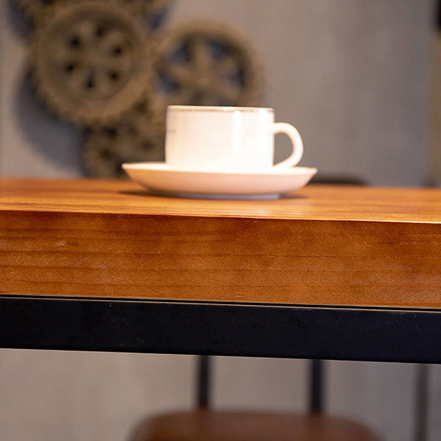 Industrial Bar Table Set 1/4/7/9 Pieces Solid Wood Pub Table Set for Indoor Clearhalo 'Bar Furniture' 'furn' 'furn_home_bar_bar_sets' 'Furniture' 'Home Bars & Bar Sets' 'home_bar_bar_sets' 'Kitchen & Dining Furniture' 6742039