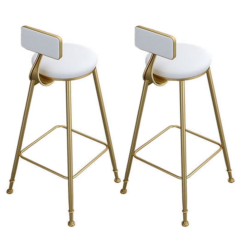 Glam Style Wood 1/2/3 Pieces Bar Table Set Rectangle Bar Table for Home White 30"H Stools (Set of 2) Clearhalo 'Bar Furniture' 'furn' 'furn_home_bar_bar_sets' 'Furniture' 'Home Bars & Bar Sets' 'home_bar_bar_sets' 'Kitchen & Dining Furniture' 6742052