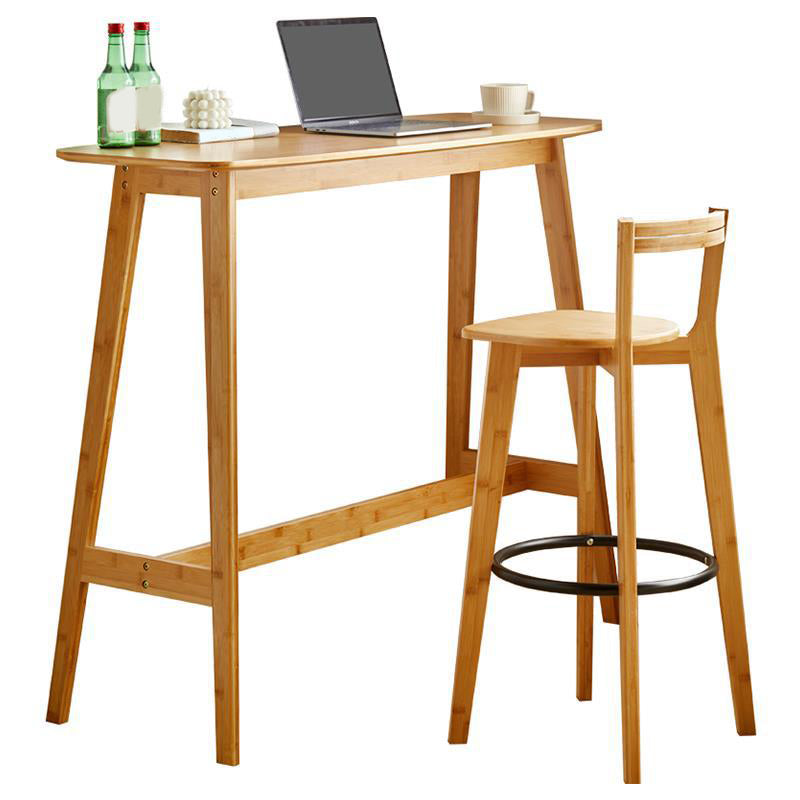 Rechthoekige barset in eigentijdse stijl, 1/2/3-delige pub-eetset voor eetkamer