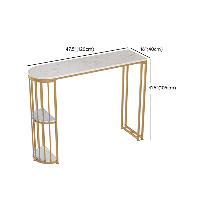 Mesa de bar estilo Glam, juego de mesa fija y taburete de mármol sintético de 1/3 piezas