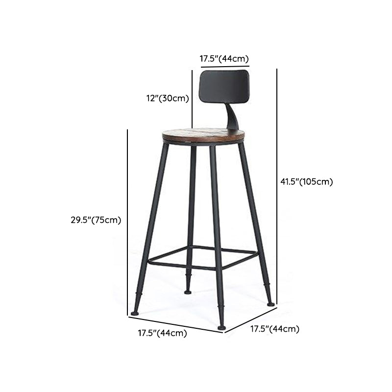 Industrial Style Bar Table Set 1/2/6/11 Pieces Solid Wood Rectangle Table and Stool Set Clearhalo 'Bar Furniture' 'furn' 'furn_home_bar_bar_sets' 'Furniture' 'Home Bars & Bar Sets' 'home_bar_bar_sets' 'Kitchen & Dining Furniture' 6742187