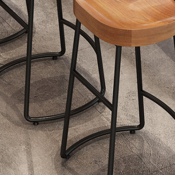 Industrial Style Bar Table Set 1/9 Pieces Solid Wood Rectangle Table and Stool Set Clearhalo 'Bar Furniture' 'furn' 'furn_home_bar_bar_sets' 'Furniture' 'Home Bars & Bar Sets' 'home_bar_bar_sets' 'Kitchen & Dining Furniture' 6742221