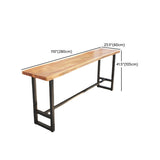 Set di tavoli da bar in stile industriale 1/9 pezzi tavolo da rettangolo in legno massiccio e set di sgabelli