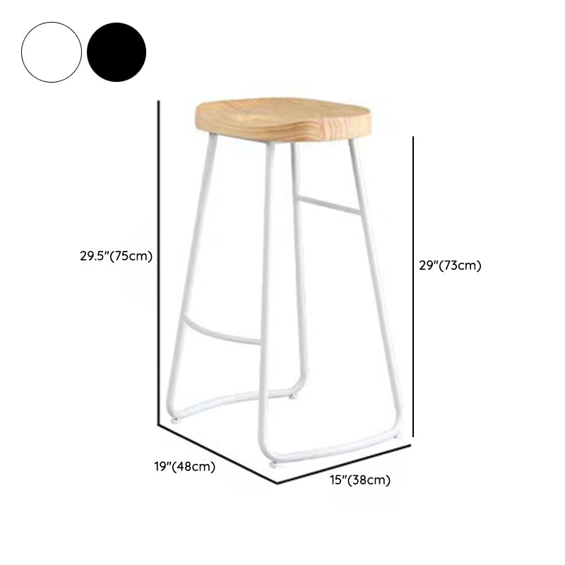 Juego de mesa de Bar de madera maciza, mesa de Bar rectangular moderna de 1/2/5/6 piezas con taburetes sin respaldo