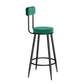 Contemporary Stone Bar Table Set 1/3 Pieces Bar table with Upholstered Stools for Indoor
