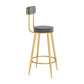 Contemporary Stone Bar Table Set 1/3 Pieces Bar table with Upholstered Stools for Indoor