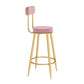 Contemporary Stone Bar Table Set 1/3 Pieces Bar table with Upholstered Stools for Indoor