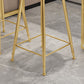 Faux Marble Bistro Set Glam Style 1/3 Pieces Bar Height Pub Set for Indoor