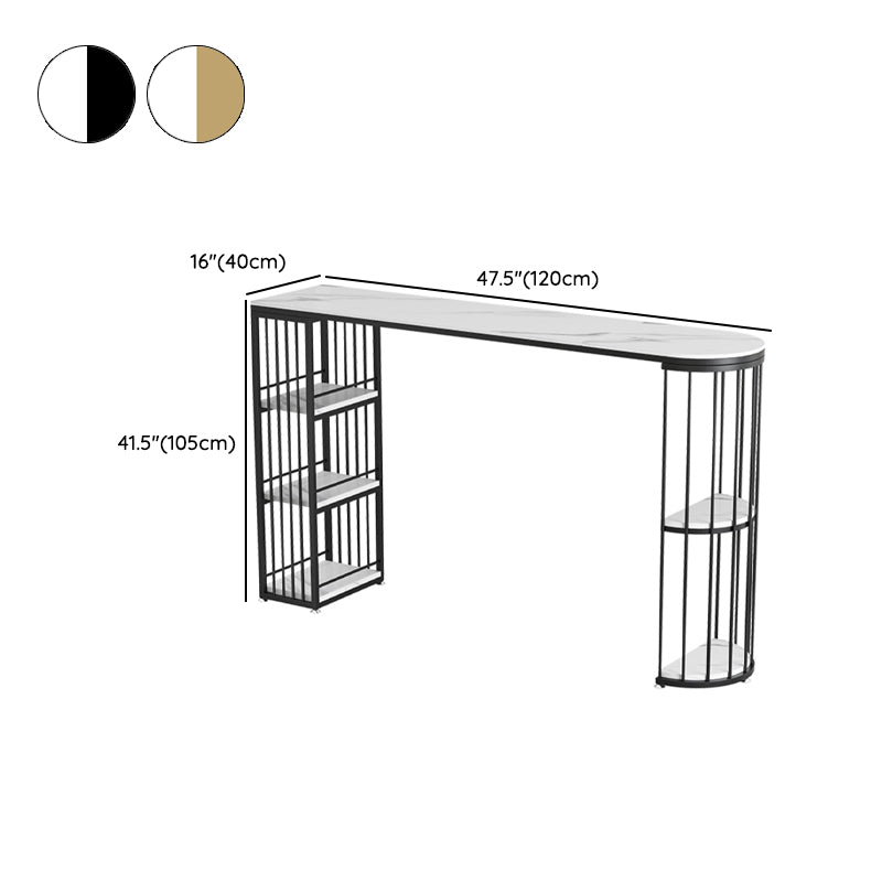 Set tavolo da bar industriale 1/2/3 pezzi Tavolo da bancone in pietra con sgabelli alti
