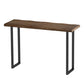 Modern Wooden 1/2/3 Pieces Bar Table Set Rectangle Bar Table with Metal Leg Clearhalo 'Bar Furniture' 'furn' 'furn_home_bar_bar_sets' 'Furniture' 'Home Bars & Bar Sets' 'home_bar_bar_sets' 'Kitchen & Dining Furniture' 6742520