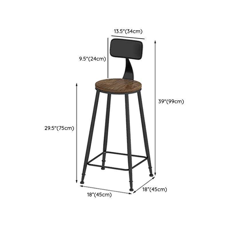 Modern Wooden 1/2/3 Pieces Bar Table Set Rectangle Bar Table with Metal Leg Clearhalo 'Bar Furniture' 'furn' 'furn_home_bar_bar_sets' 'Furniture' 'Home Bars & Bar Sets' 'home_bar_bar_sets' 'Kitchen & Dining Furniture' 6742525