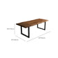 Modern 29.53" Tall Writing Desk Sled Base Wooden Office Desk