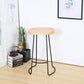 Contemporary Barstool Contoured Seat Bar Stool with Metal Base Clearhalo 'Bar Furniture' 'Bar Stools' 'bar_stools' 'furn' 'furn_bar_stools' 'Furniture' 'Kitchen & Dining Furniture' 6745997