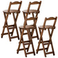 Folding Barstools Contemporary Armless Bar Stools with Swivel