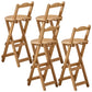 Folding Barstools Contemporary Armless Bar Stools with Swivel