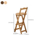 Folding Barstools Contemporary Armless Bar Stools with Swivel