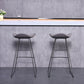 Glam Leather Bar Stool Backless Metal Base Counter Stool for Bristol