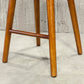Tabouret de salle à manger en bois massif contemporain tabouret de bar sans repose-pied avec repose-pied