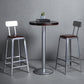 Metal Dining Stools Contemporary Armless Faux Leathe Bar Stools Clearhalo 'Bar Furniture' 'Bar Stools' 'bar_stools' 'furn' 'furn_bar_stools' 'Furniture' 'Kitchen & Dining Furniture' 6746198