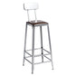 Metal Dining Stools Contemporary Armless Faux Leathe Bar Stools Clearhalo 'Bar Furniture' 'Bar Stools' 'bar_stools' 'furn' 'furn_bar_stools' 'Furniture' 'Kitchen & Dining Furniture' 6746206