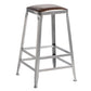 Metal Dining Stools Contemporary Armless Faux Leathe Bar Stools Backless 1 Piece Counter Stool(26"H) Clearhalo 'Bar Furniture' 'Bar Stools' 'bar_stools' 'furn' 'furn_bar_stools' 'Furniture' 'Kitchen & Dining Furniture' 6746225
