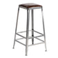 Metal Dining Stools Contemporary Armless Faux Leathe Bar Stools Backless 1 Piece Bar Stool(30"H) Clearhalo 'Bar Furniture' 'Bar Stools' 'bar_stools' 'furn' 'furn_bar_stools' 'Furniture' 'Kitchen & Dining Furniture' 6746230