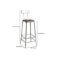 Metal Dining Stools Contemporary Armless Faux Leathe Bar Stools Clearhalo 'Bar Furniture' 'Bar Stools' 'bar_stools' 'furn' 'furn_bar_stools' 'Furniture' 'Kitchen & Dining Furniture' 6746251