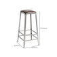 Metal Dining Stools Contemporary Armless Faux Leathe Bar Stools Clearhalo 'Bar Furniture' 'Bar Stools' 'bar_stools' 'furn' 'furn_bar_stools' 'Furniture' 'Kitchen & Dining Furniture' 6746252